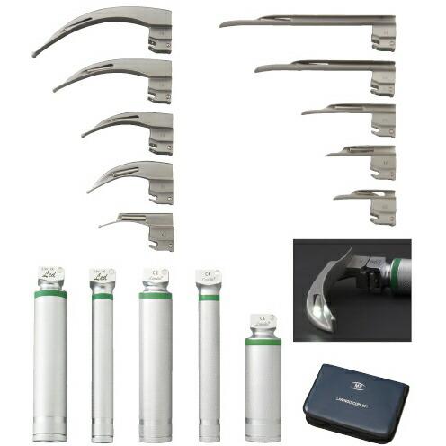 送料無料 ファイバー式喉頭鏡 マッキントッシュ型ブレード（ブレードのみ）  Ｎｏ．０（ＳＳ）８０ｍｍ