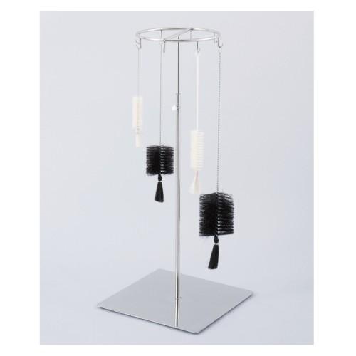 無料健康相談 対象製品 ブラシスタンド（可動式）   ８本掛Ｗ２５０×Ｄ２５０×Ｈ５１５〜８７０ｍｍ