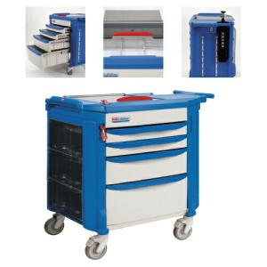 送料無料 ライフライン救急救命カート LEC24PSTD