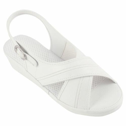 メッシュ・クロスサンダル    ホワイト サイズ：M（22.5?23.0cm）