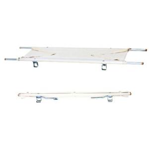二ツ折担架（伸縮式）     規格：スチール重量：約8.0kg