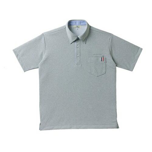 キラク ニットシャツ ＬＬ CR145-03(グレーモク)