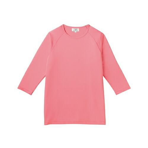 キラク　八分袖シャツ ＳＳ CR149-11(ピーチ)