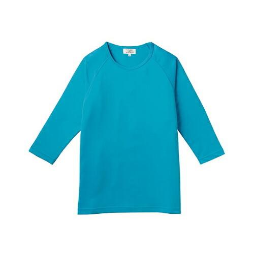 キラク 八分袖シャツ ３Ｌ CR149-75(ブルー)