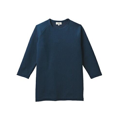 キラク 八分袖シャツ ３Ｌ CR149-88(ネイビー)