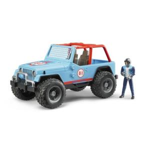 bruder ブルーダー　Jeep　クロスカントリーレーサー(フィギュア付き）BLUE　模型(プロシリーズ)｜biotope