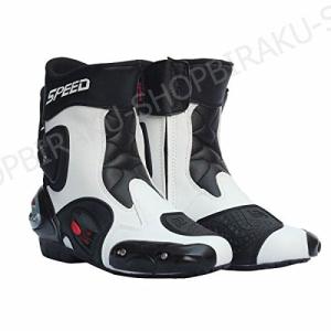 バイクシューズ ライダーブーツ バイクブーツ　レーシングブーツ　バイクショートブーツ　ばいく靴　バイクくつバイク用ブーツ　送料無料｜birakushop