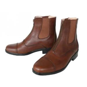 乗馬ブーツ 牛革ブーツ　本革カウ革ショート　�