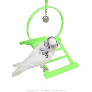 インコ 小鳥 おもちゃ 知育 グッズ ブランコ はしご 2点セット