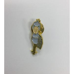 ワールド商事 ハシビロコウ ピンバッジ ネコポ...の詳細画像1