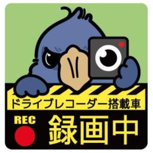 ゆとり屋 ドライブレコーダー ステッカー ハシビロコウ ネコポス 対応可能　BIRDMORE バード...