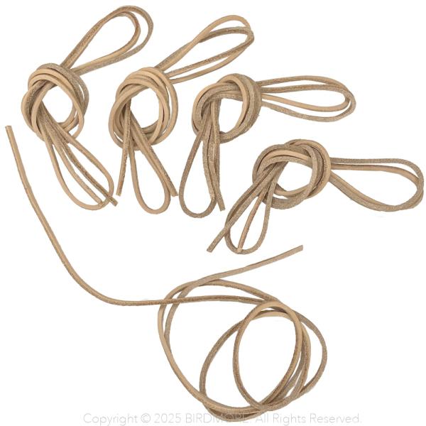 インコ おもちゃ あいうえ堂 レザートイ 革紐 （ 5本入り ） 9999484 BIRDMORE ...