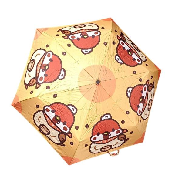 まゆイヌ 折り畳み傘　おこめすずめ BIRDMORE バードモア かさ カサ 傘