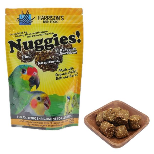 ハリソン　ナギーズ 196g HARRISON'S BIRD FOODS  Nuggies インコ ...