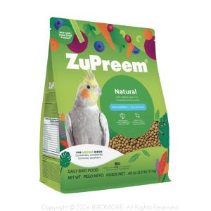 インコ ごはん ペレット ズプリーム　 ナチュラルタイプ　オカメインコ用　1.1kg　9990029 BIRDMORE バードモア