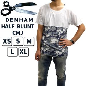 デンハム メンズ トップス DENHAM 01-14-05-51-011 HALF BLUNT CMJ クルーネック Tシャツ | カットソー ブランド おしゃれ 定番 カジュアル 夏 春 半袖｜birigo