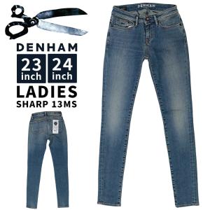 デンハム レディース ボトムス DENHAM denham 02-14-05-11-013 SHARP 13MS | ストレッチ スキニー SKINNY ブルー 無地 カジュアル 抜け 大人 オトナ｜birigo