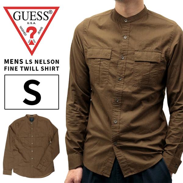 ゲス メンズ トップス GUESS guess m63h79w7nj0 LS NELSON FINE...