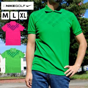 NIKE GOLF MENS SSトップス 426208 DRI-FIT アーガイル柄 半袖ポロ COOL 機能性 吸汗 通気性良好 SLIM FIT ポロシャツ