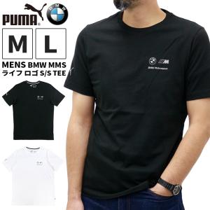 プーマ メンズ トップス 533337 BMW MMS ライフ ロゴ 半袖 Tシャツ | 半袖 春 夏 秋 Tシャツ カジュアル SUPER GT RACING モータースポーツ 車｜P　｜birigo