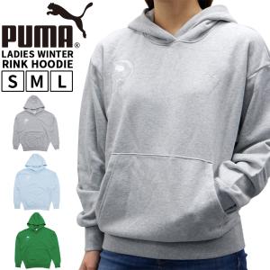 プーマ レディース トップス PUMA puma 620858 WINTER RINK HOODIE ロゴ フーディー スウェット | プルオーバー パーカー 長袖 春 秋 冬 スポーティ　｜birigo