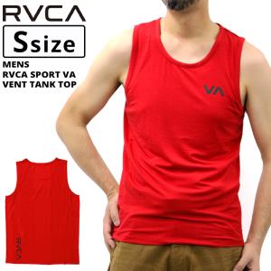 ルーカ メンズ トップス RVCA AJ041350 RVCA SPORT VA VENT TANK TOP | タンクトップ レッド 赤 ワンポイント ロゴ ストリート ドライ 速乾 吸汗 抗菌｜birigo