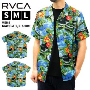 ルーカ メンズ トップス BB041123 RVCA KAWELA S/S SHIRT | 男性 ブランド カジュアル お洒落 春 夏 秋 ビーチ ハワイ ハワイアン リゾート シャツ 清涼