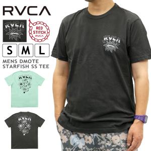 ルーカ メンズ トップス BB041227 RVCA DMOTE STARFISH SS Ｔシャツ | ブラック アイス 水色 黒 プリント アメカジ サーフ ブランド 男性 大人 ストリートの商品画像