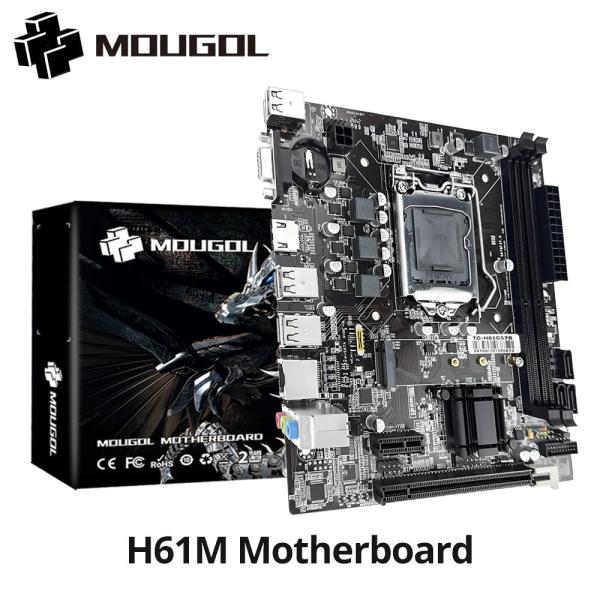 MOUGOL H61M ゲーミングマザーボード M.2 NVME PCI-Express x16 D...