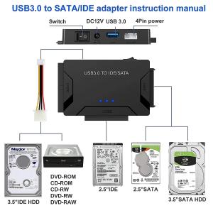 USB 3.0 SATA/IDE ハードディス...の詳細画像4