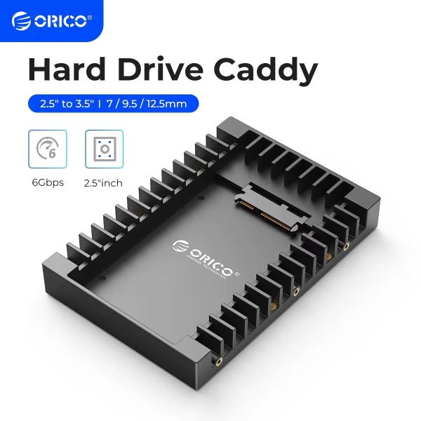 ORICO ハードドライブキャディ SATA 3.0対応 2.5インチHDD/SSD用 7mm/9....