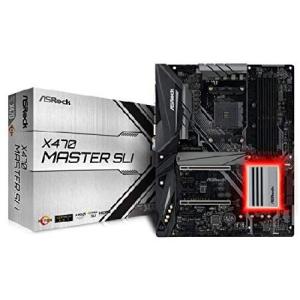 ASRock AMD X470チップセット搭載 ATXマザーボード X470 MASTER SLI ...