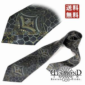 ネクタイ DIAMOND JAPAN dj-175 黒 金 紳士 結婚式 二次会 成人式 冠婚