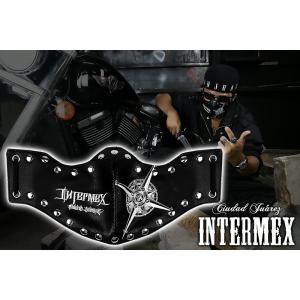 定形外郵便送料無料 カラスマスク INTERMEX ITM-034 鷹柄 プリント 黒