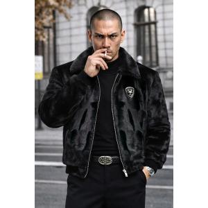 ゼブラ柄ボアジャケット 009 上着 B系 HIPHOP ストリート ダンス