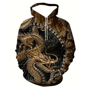 スカル柄プリント パーカー028 薄手 羽織り 上着 ストリート ダンス