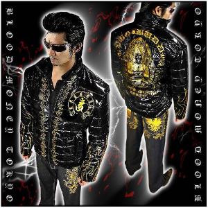 ポイント10倍 百虎総柄 中綿 ソフトボア ジャケット ヤクザ ヤンキー