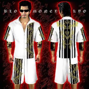 和柄 刺青龍 総柄 半袖 セットアップ ジャージ DJ-222 和彫り 胸割