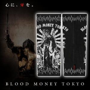 14015黒×銀 ヤクザ & ブランド-BLOOD MONEY TOKYO-サポーター 1枚入り マリア 悪羅悪羅系 オラオラ系 ヤンキー 派手 チンピラ 不良 暴走族右翼｜birthjapan