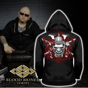 パーカー メンズファッション BLOOD MONEY TOKYO MBT-21011 和柄 刺青