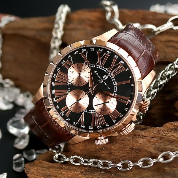 1年間保証付 サルバトーレマーラ Salvatore Marra クォーツ式 腕時計 SM15103...