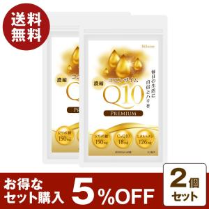 コエンザイムQ10 60粒 2個セット 5%OFF CoQ10 αリポ酸 L-カルニチン サプリ サプリメント 美容 健康 ダイエット ポッコリお腹に 【クリックポスト】｜bisaine