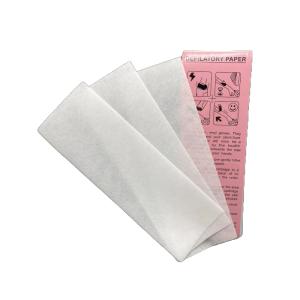 ワックス用脱毛シート 50枚入 (7cmx20cm) ペーパー ブラジリアンワックス ストリップス ストリップスペーパー セルフ 自宅 業務用可