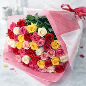 バラ 花束 バラの花束 50本 プロポーズ お...の詳細画像3