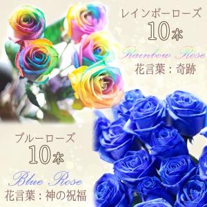 【安心のクール便出荷】【ブルーローズ レインボ...の詳細画像1