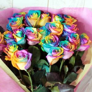 バラ 10本から 選べる本数 レインボー 花 ...の詳細画像4