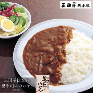 お中元ギフト2024にも！ 三田屋総本家　黒毛和牛のハヤシ（20食） ［送料無料］｜bishokuc