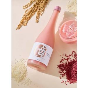 マッコリ ギョン ロゼ 12度 500ml 【２本セット】?濁酒 韓国 プレミアムマッコリ 赤米 ソン・シギョン
