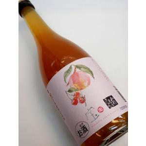 子宝 山形もも・さくらんぼ 720ml 山形県酒田市、楯の川酒造（株）、フルーツリキュール｜bishunomikawaya