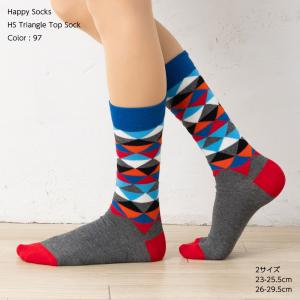 HappySocks HS トライアングル トップ ソックス (色番号97) (23-25.5cm26-29.5cm) 靴下 国内正規品 ハッピーソックス Triangle Top Sockの商品画像